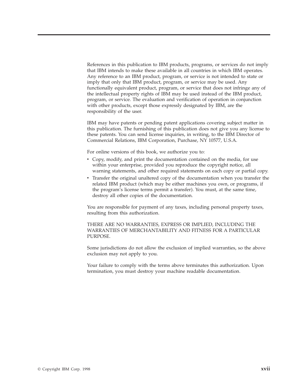 Notices . . . . . . . . . . . . . . xvii, Notices | IBM INFO PRINT 3000 User Manual | Page 19 / 346