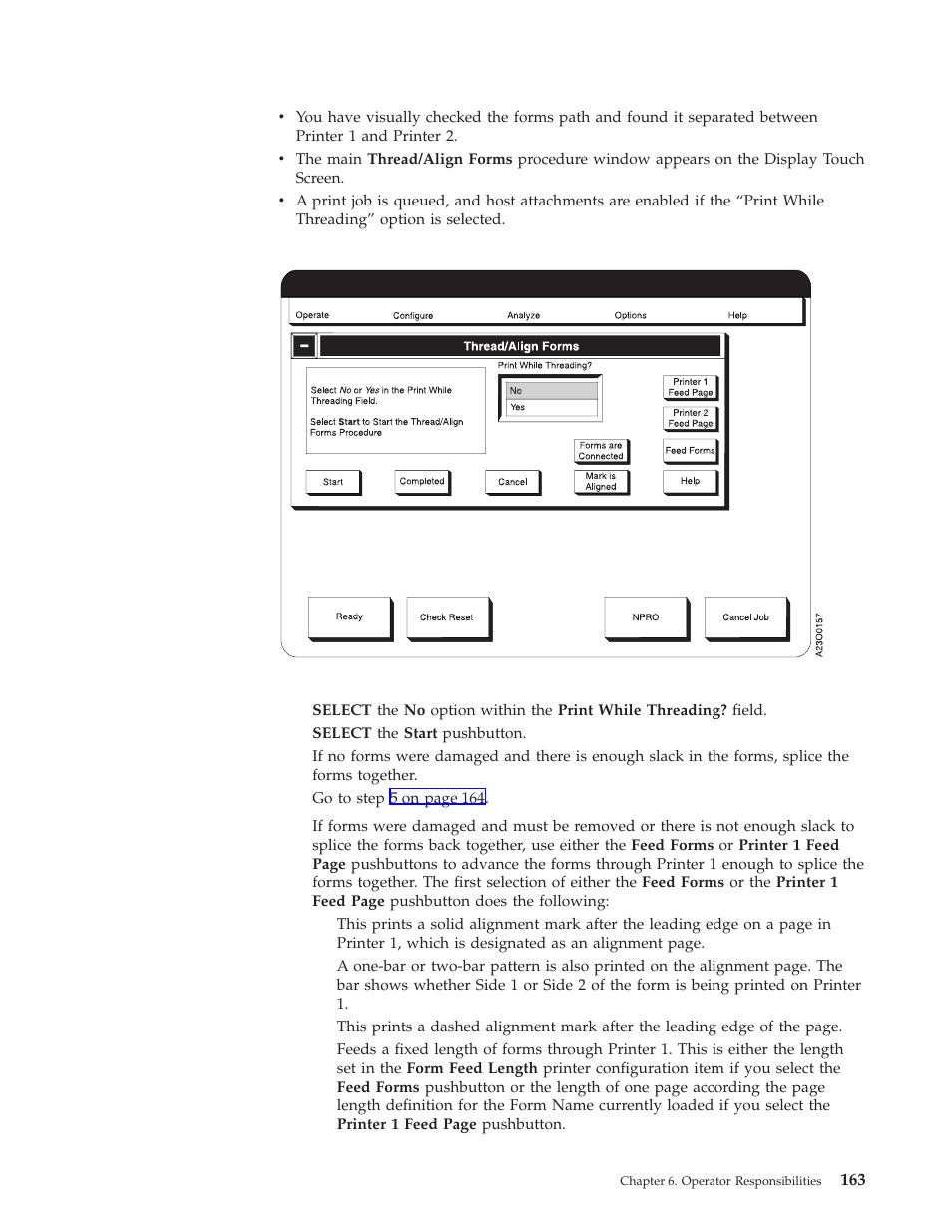 Threading without printing | IBM INFO PRINT 3000 User Manual | Page 195 / 346