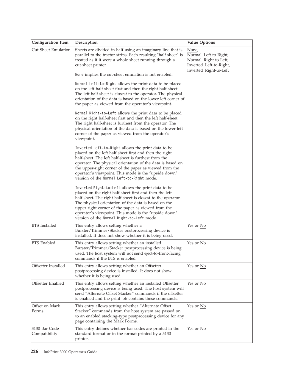 IBM INFO PRINT 3000 User Manual | Page 258 / 346