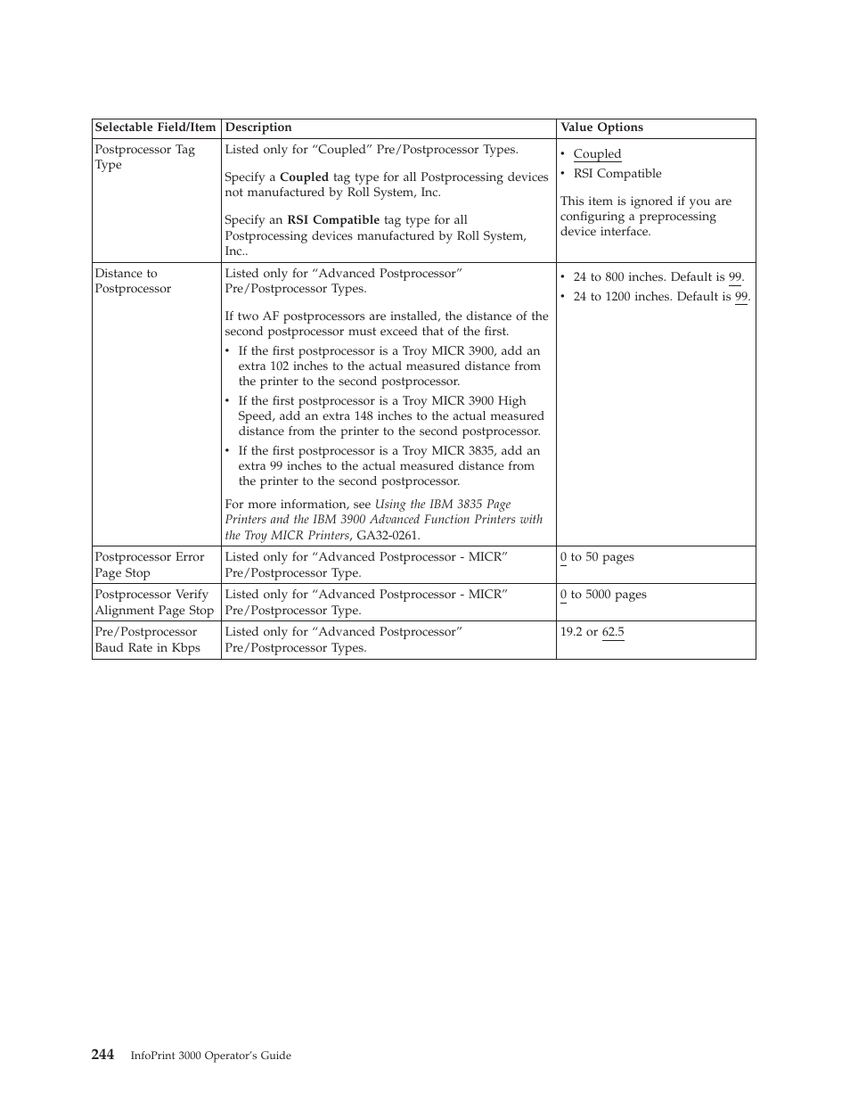 IBM INFO PRINT 3000 User Manual | Page 276 / 346