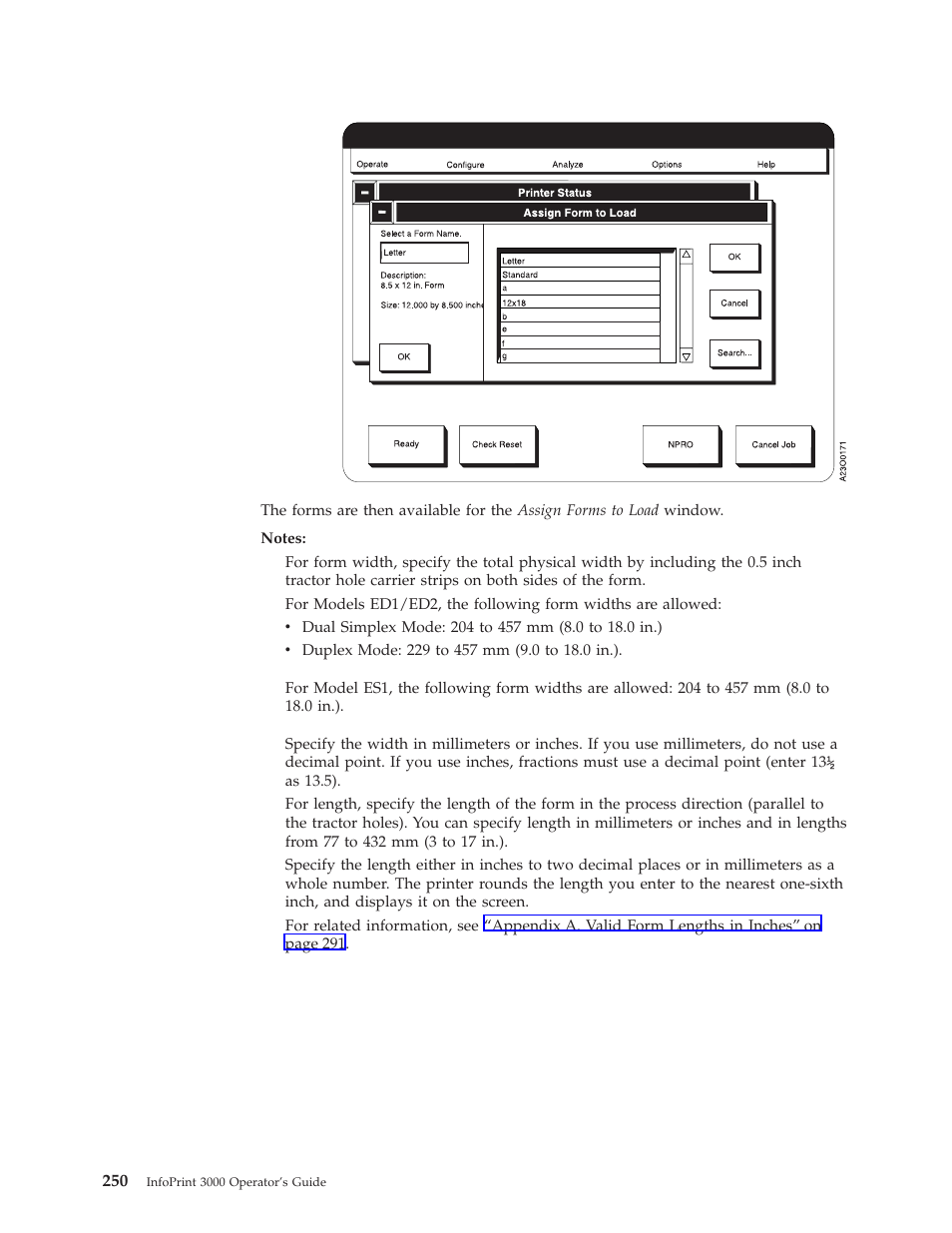 IBM INFO PRINT 3000 User Manual | Page 282 / 346