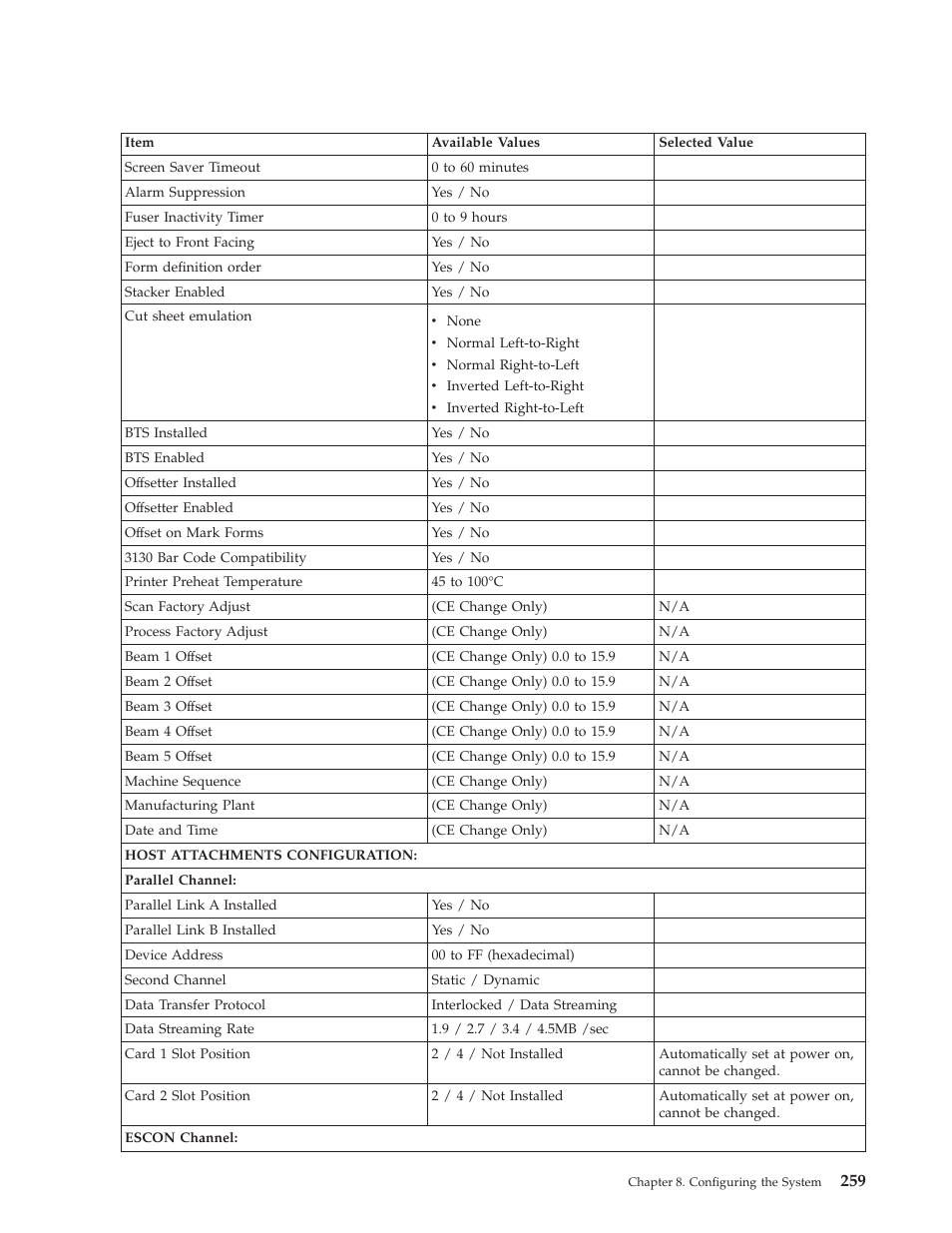 IBM INFO PRINT 3000 User Manual | Page 291 / 346