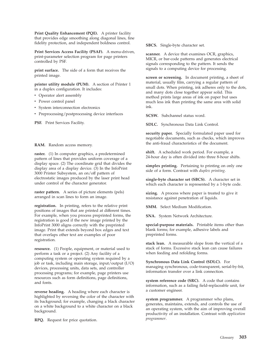 IBM INFO PRINT 3000 User Manual | Page 335 / 346