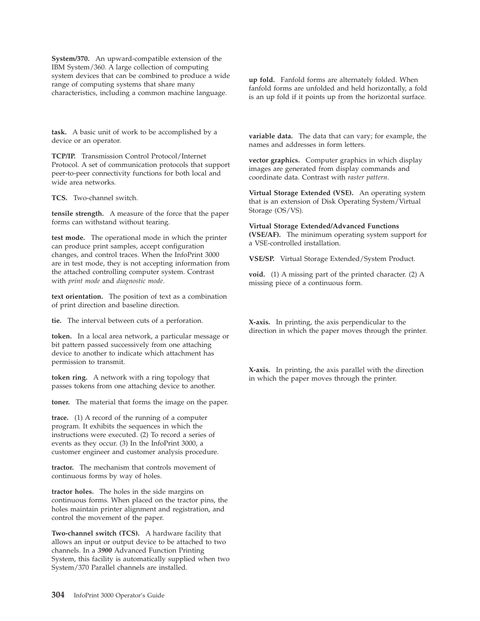 IBM INFO PRINT 3000 User Manual | Page 336 / 346