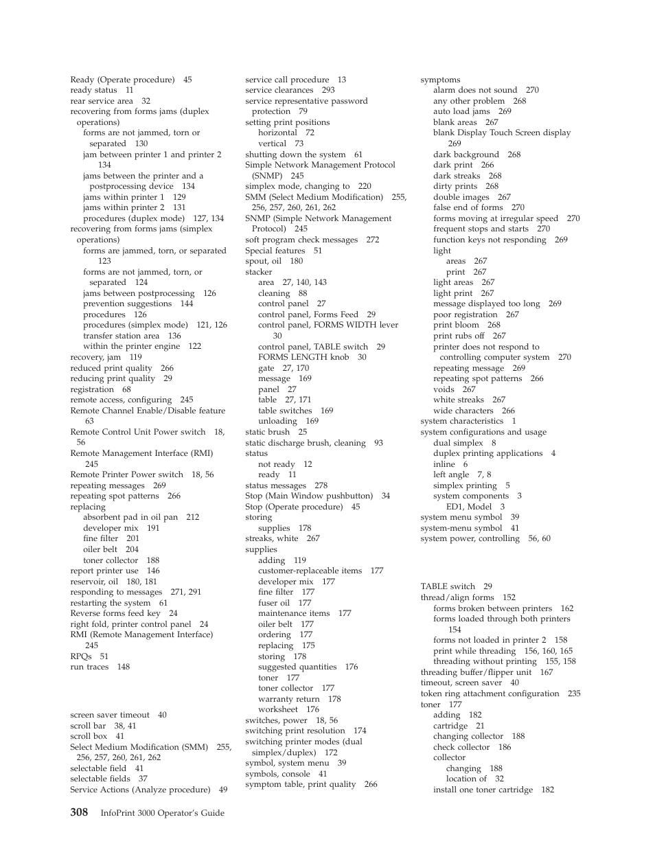 IBM INFO PRINT 3000 User Manual | Page 340 / 346