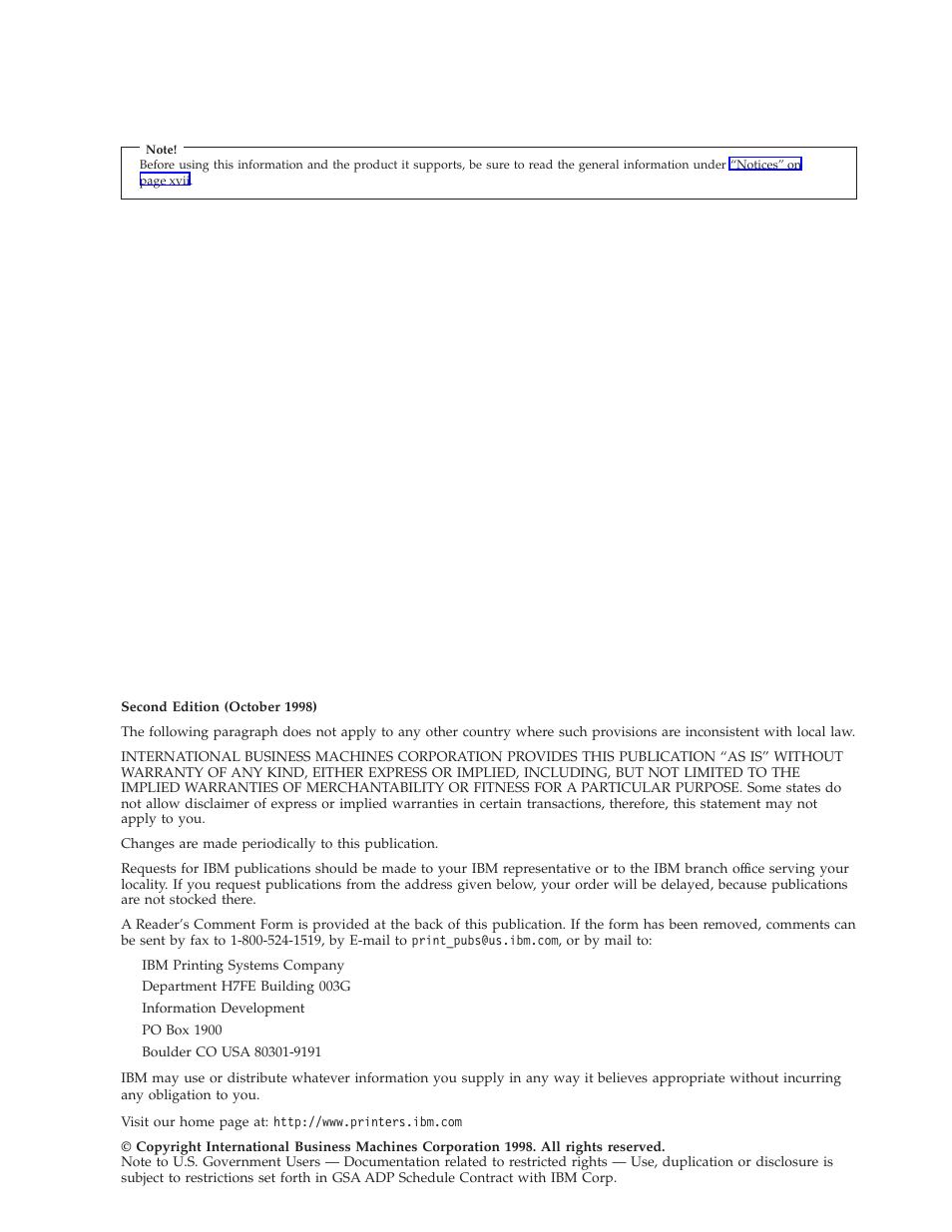 IBM INFO PRINT 3000 User Manual | Page 4 / 346