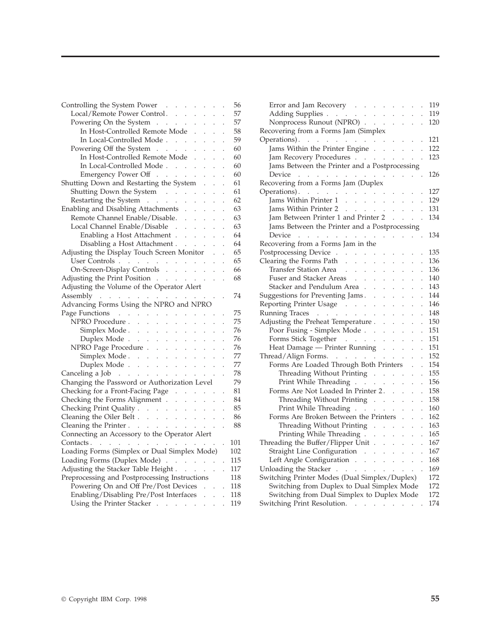 Chapter 6. operator responsibilities | IBM INFO PRINT 3000 User Manual | Page 87 / 346