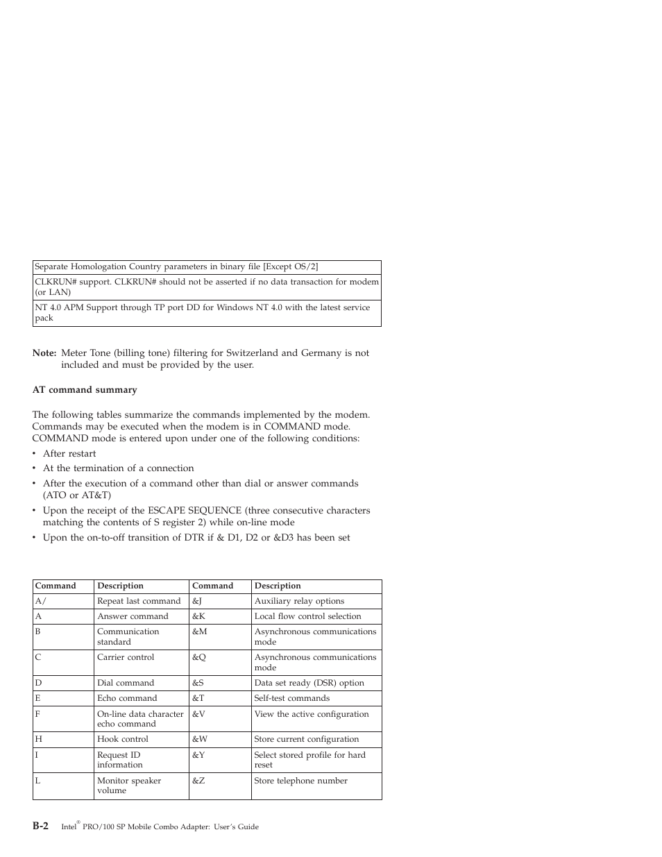 IBM MOBILE COMBO ADAPTER PRO/100 SP User Manual | Page 28 / 72