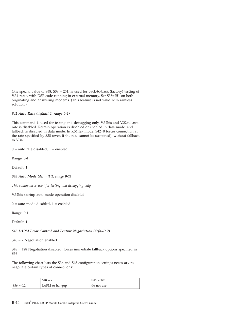 IBM MOBILE COMBO ADAPTER PRO/100 SP User Manual | Page 40 / 72