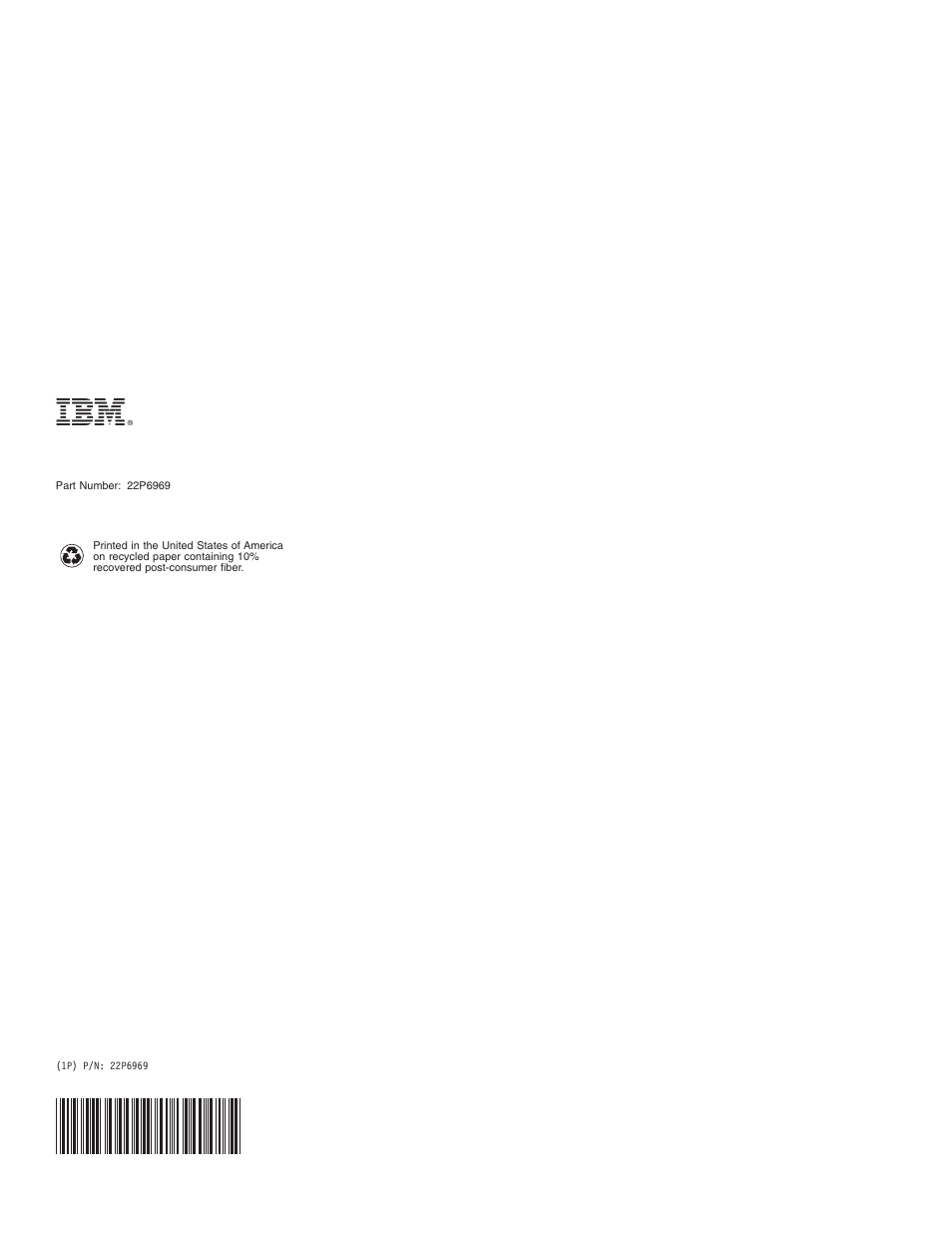 IBM 22P6969 User Manual | Page 54 / 54