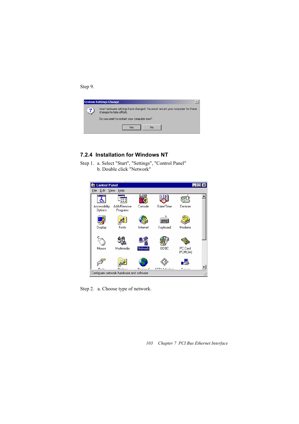 4 installation for windows nt | IBM 100/10 User Manual | Page 113 / 162