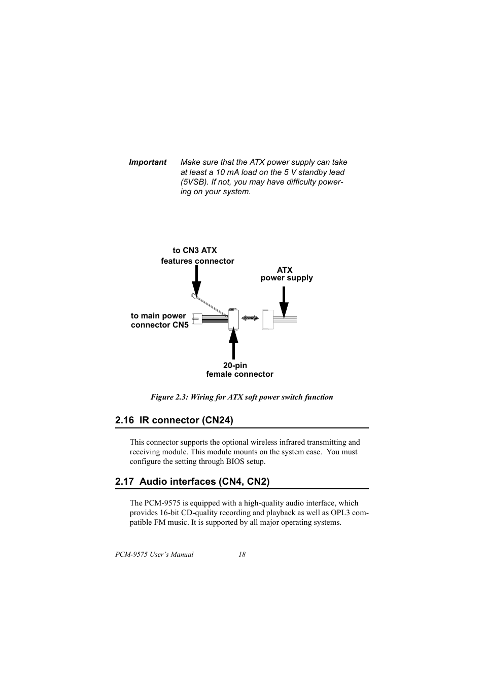 16 ir connector (cn24), 17 audio interfaces (cn4, cn2), Ir connector (cn24) | Audio interfaces (cn4, cn2) | IBM 100/10 User Manual | Page 28 / 162