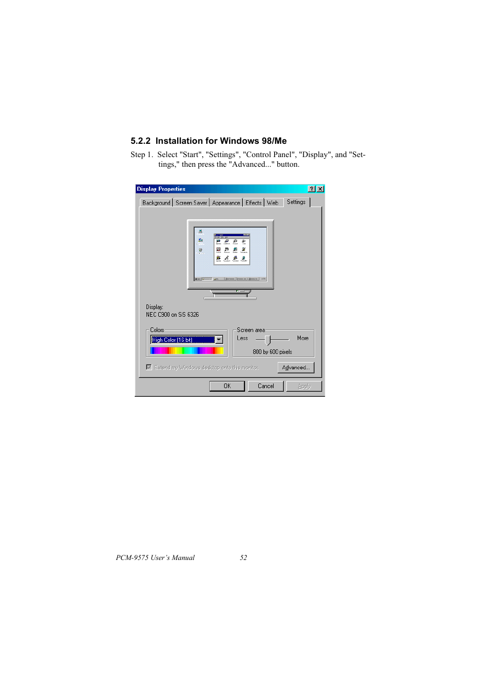 2 installation for windows 98/me | IBM 100/10 User Manual | Page 62 / 162
