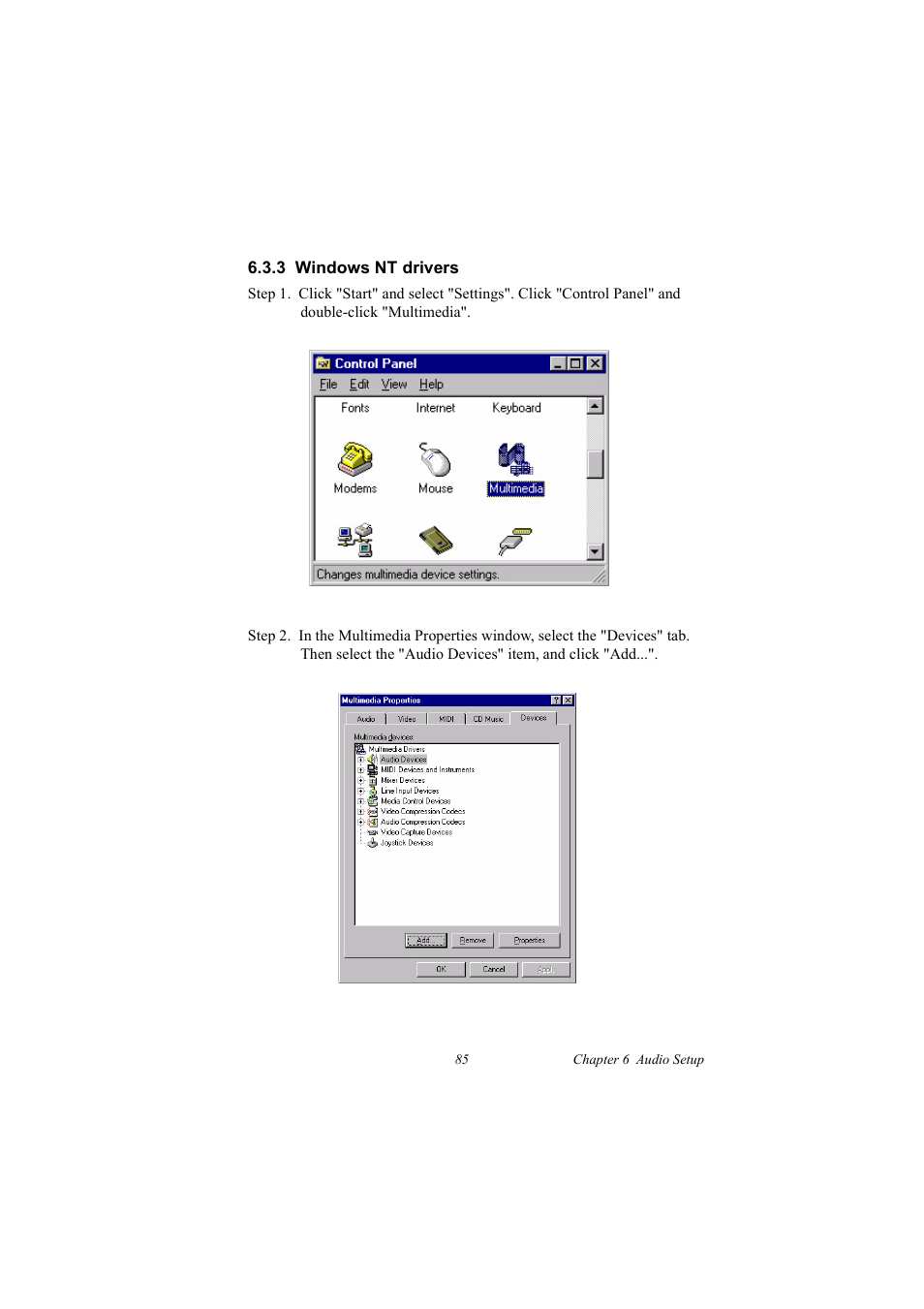 3 windows nt drivers | IBM 100/10 User Manual | Page 95 / 162
