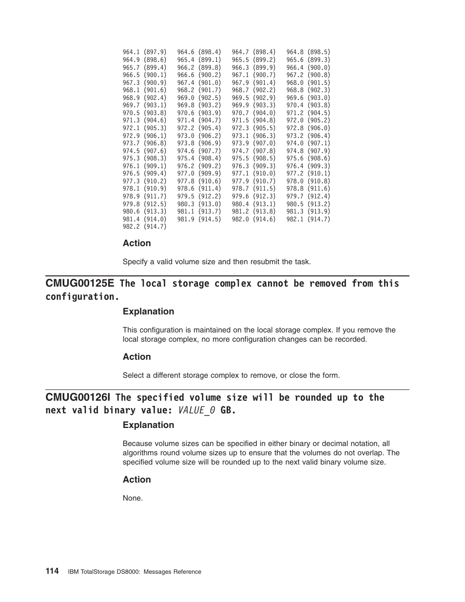 Local, Storage, Complex | Cannot, Removed, From, This, Configuration, Specified, Volume | IBM TOTAL STORAGE DS8000 User Manual | Page 134 / 374
