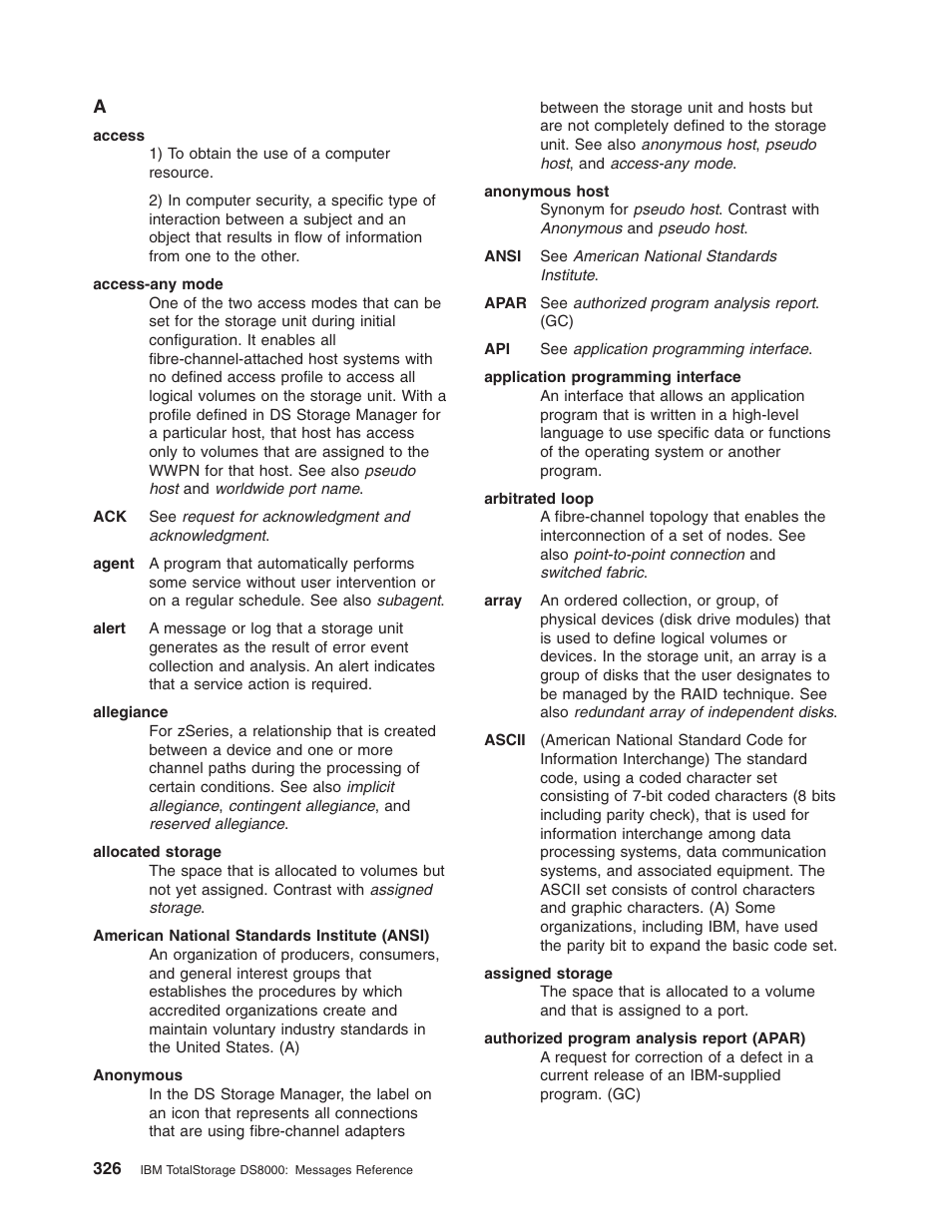 IBM TOTAL STORAGE DS8000 User Manual | Page 346 / 374