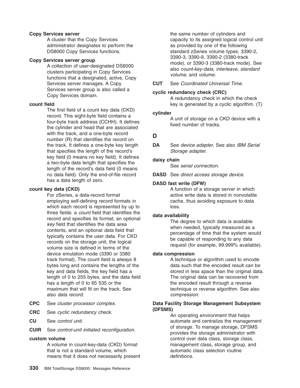 IBM TOTAL STORAGE DS8000 User Manual | Page 350 / 374