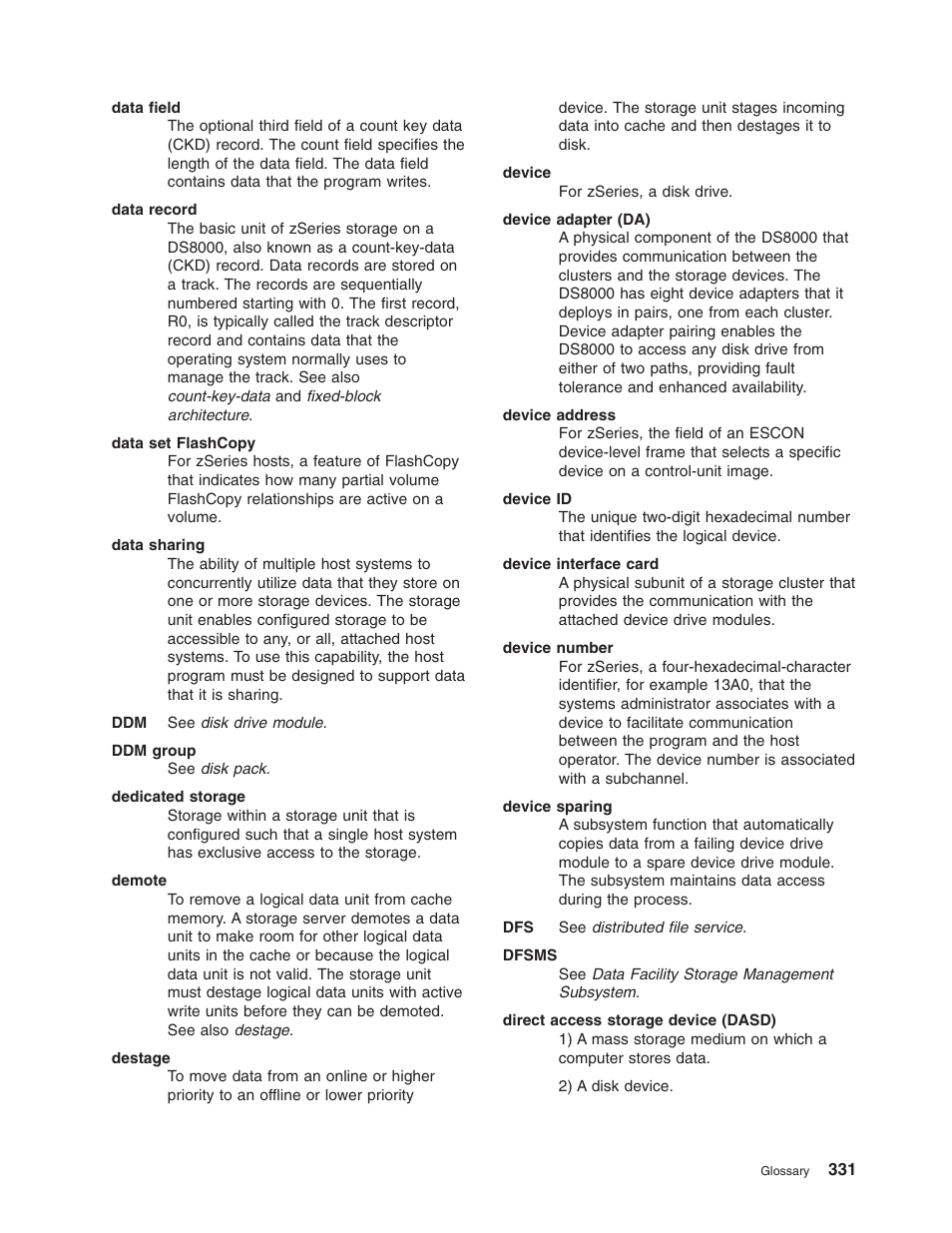 IBM TOTAL STORAGE DS8000 User Manual | Page 351 / 374