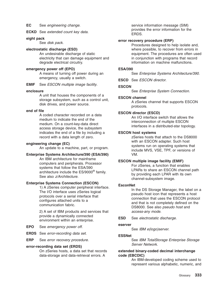IBM TOTAL STORAGE DS8000 User Manual | Page 353 / 374