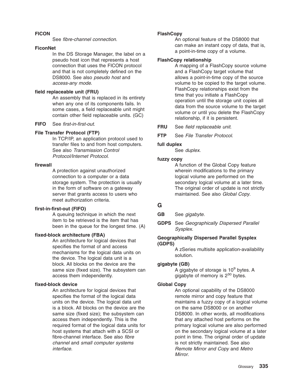 IBM TOTAL STORAGE DS8000 User Manual | Page 355 / 374