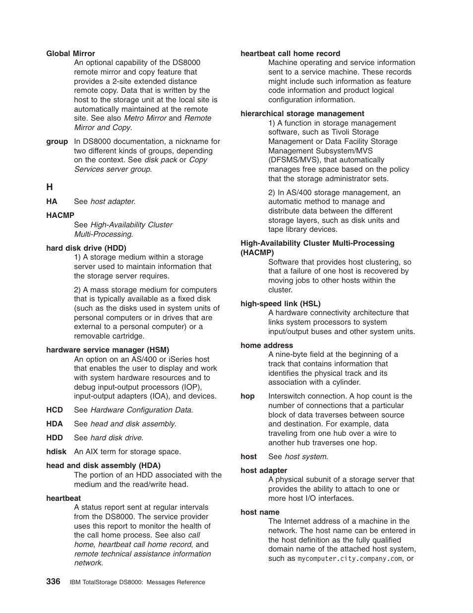 IBM TOTAL STORAGE DS8000 User Manual | Page 356 / 374