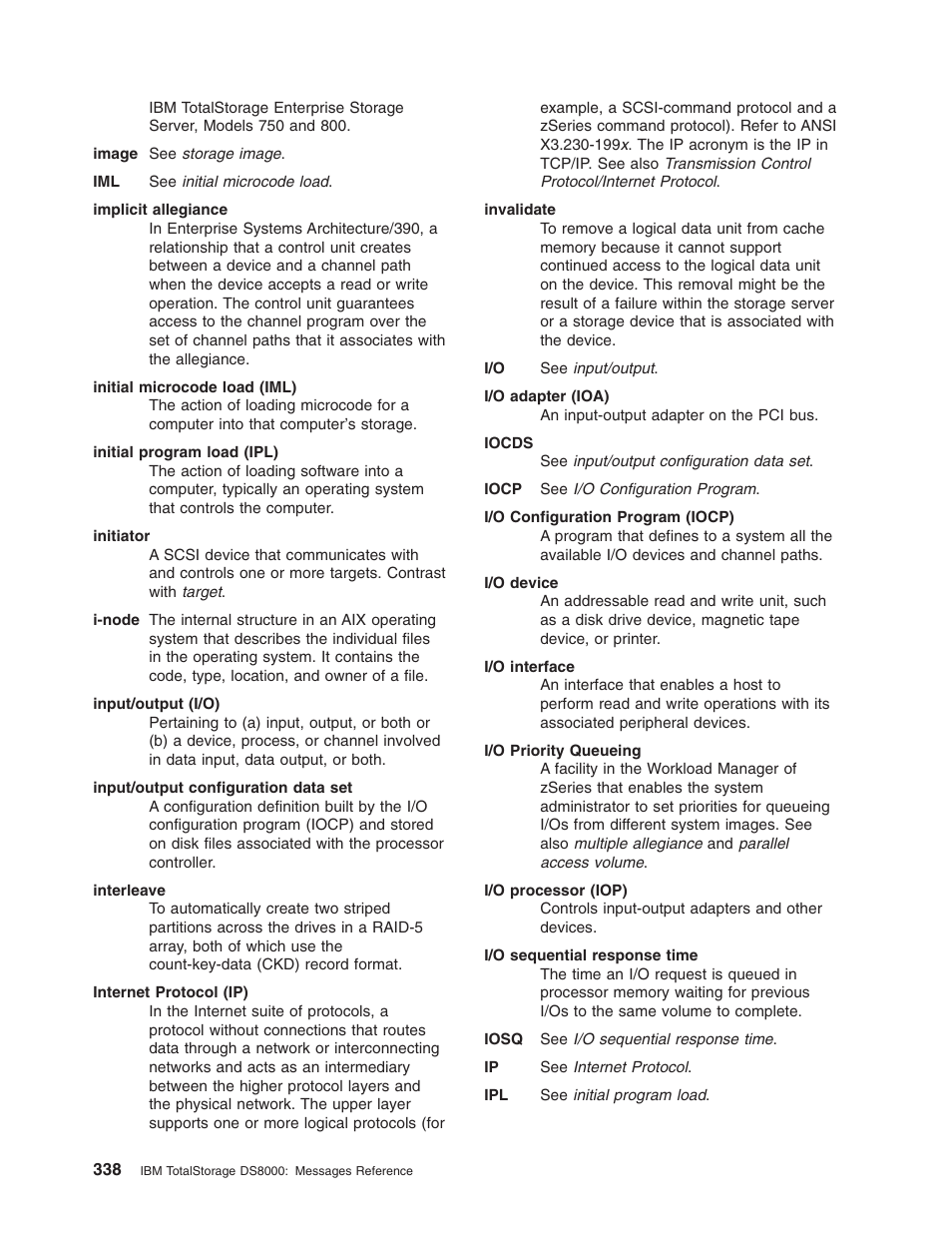 IBM TOTAL STORAGE DS8000 User Manual | Page 358 / 374
