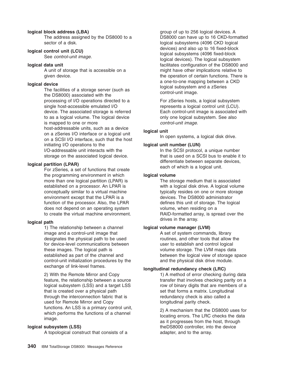 IBM TOTAL STORAGE DS8000 User Manual | Page 360 / 374