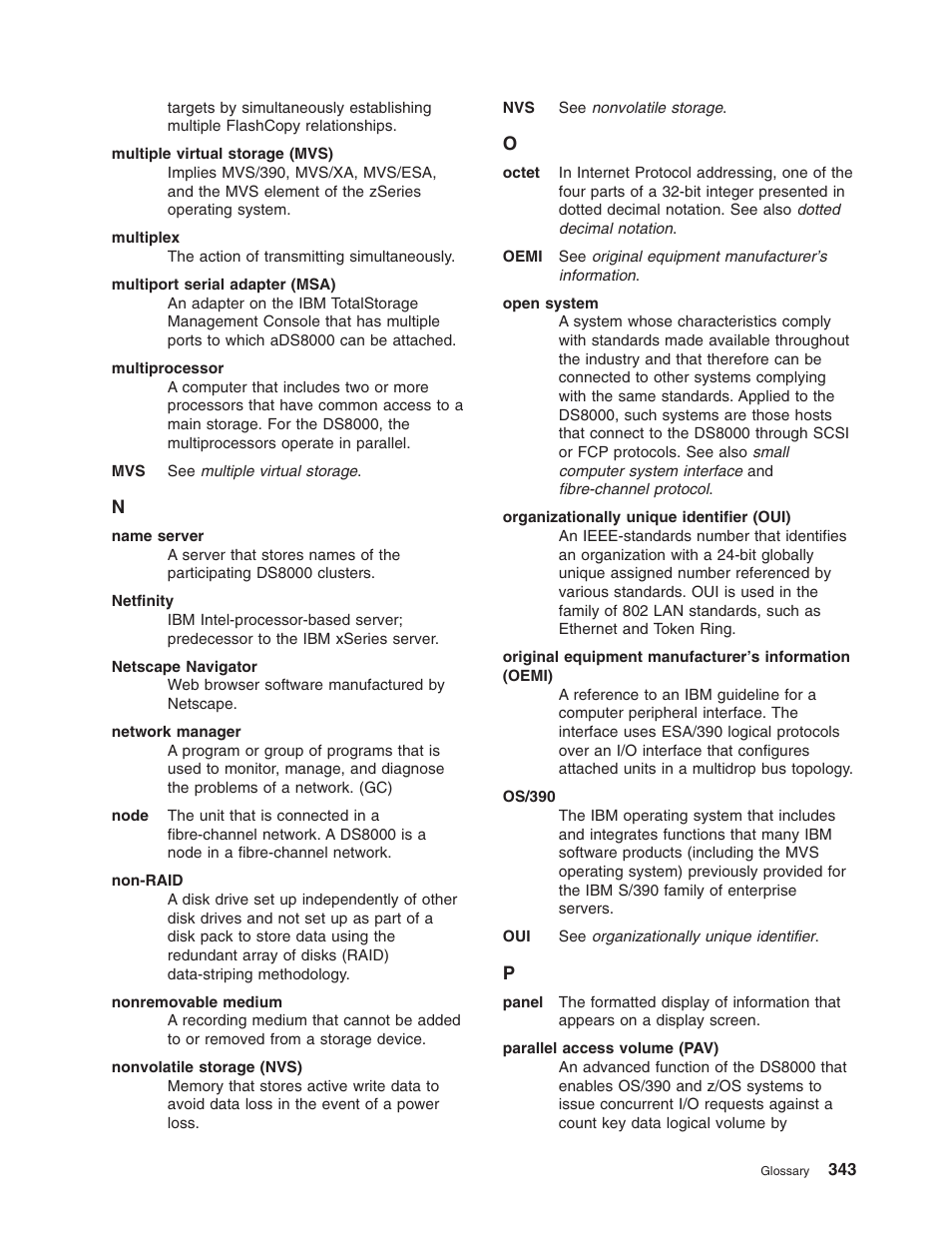 IBM TOTAL STORAGE DS8000 User Manual | Page 363 / 374