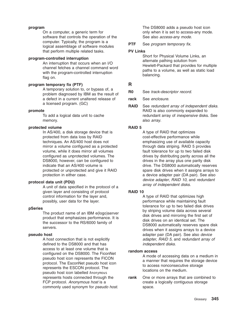 IBM TOTAL STORAGE DS8000 User Manual | Page 365 / 374