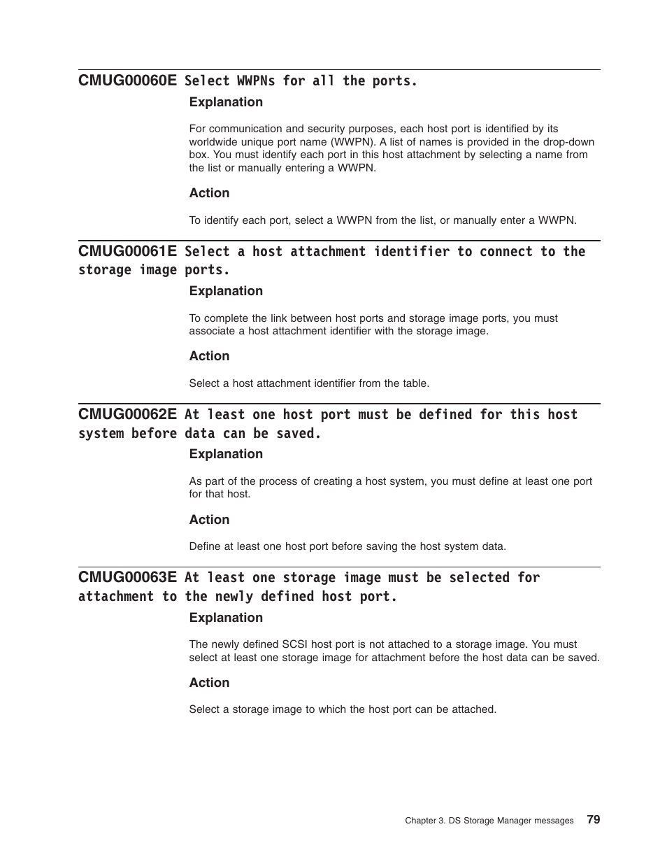 Cmug00060e select wwpns for all the ports, Select, Wwpns | Ports, Host, Attachment, Identifier, Connect, Storage, Image | IBM TOTAL STORAGE DS8000 User Manual | Page 99 / 374