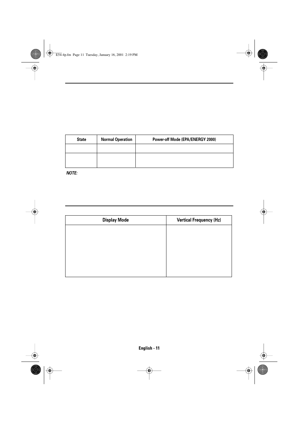 Display modes | IBM 31P6241 User Manual | Page 13 / 41