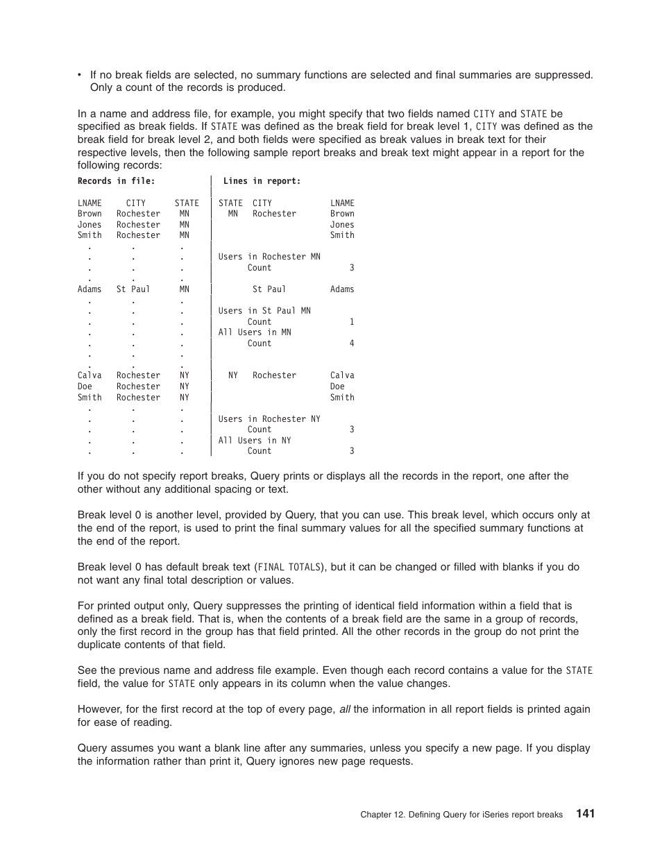 IBM ISERIES SC41-5210-04 User Manual | Page 153 / 294
