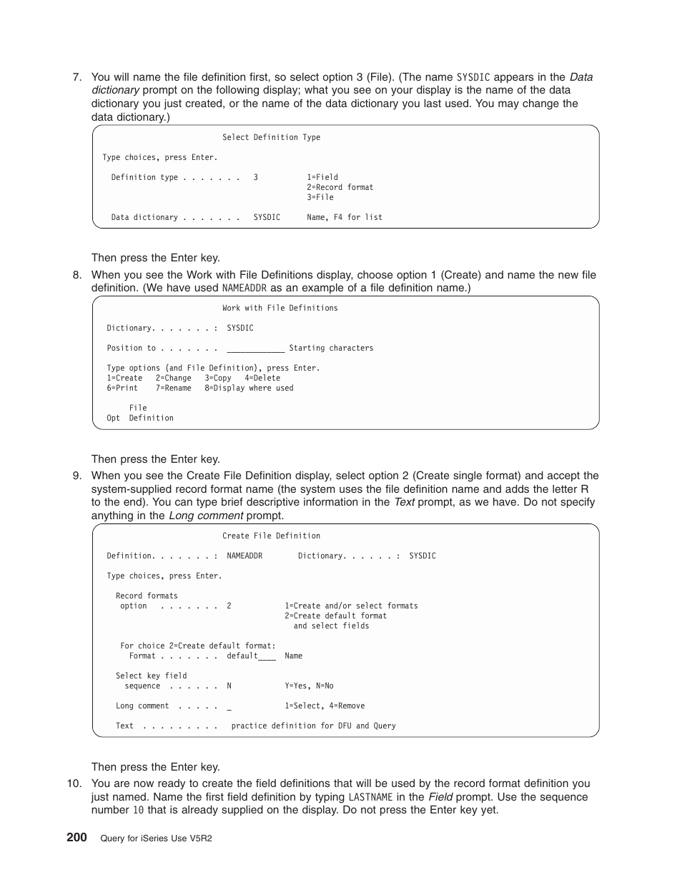 IBM ISERIES SC41-5210-04 User Manual | Page 212 / 294
