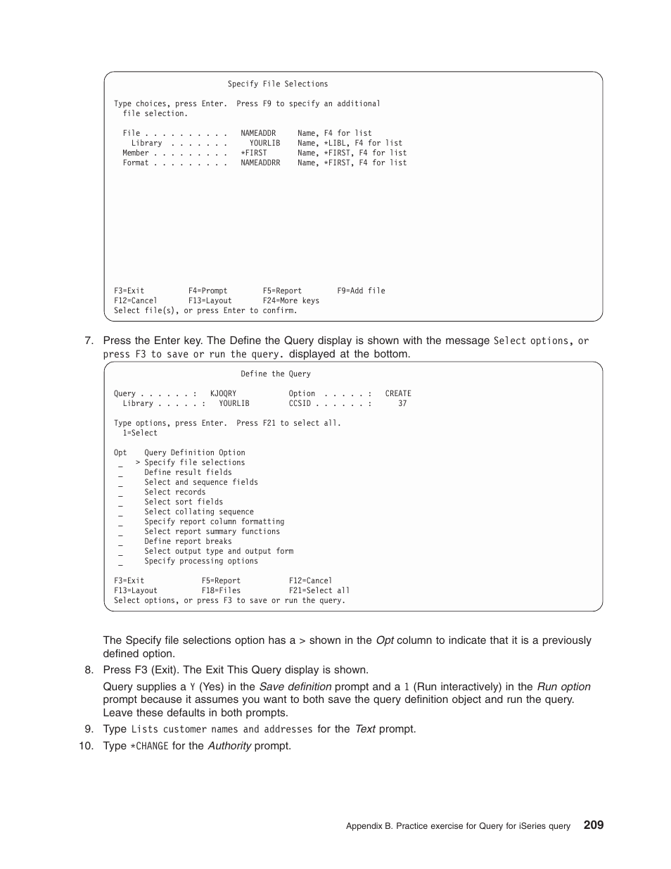 IBM ISERIES SC41-5210-04 User Manual | Page 221 / 294