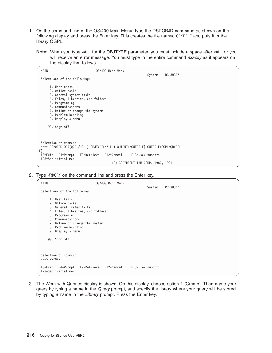 IBM ISERIES SC41-5210-04 User Manual | Page 228 / 294