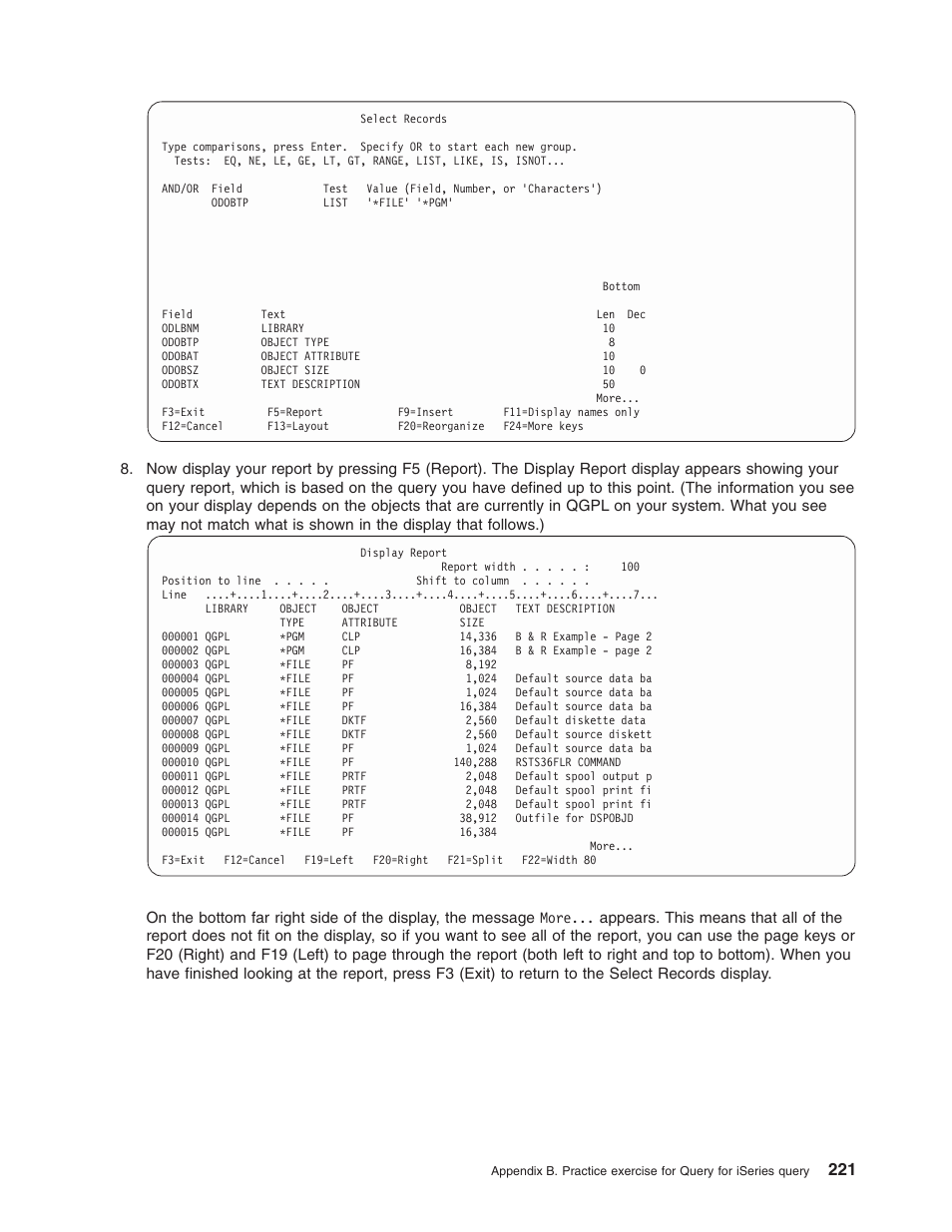 IBM ISERIES SC41-5210-04 User Manual | Page 233 / 294
