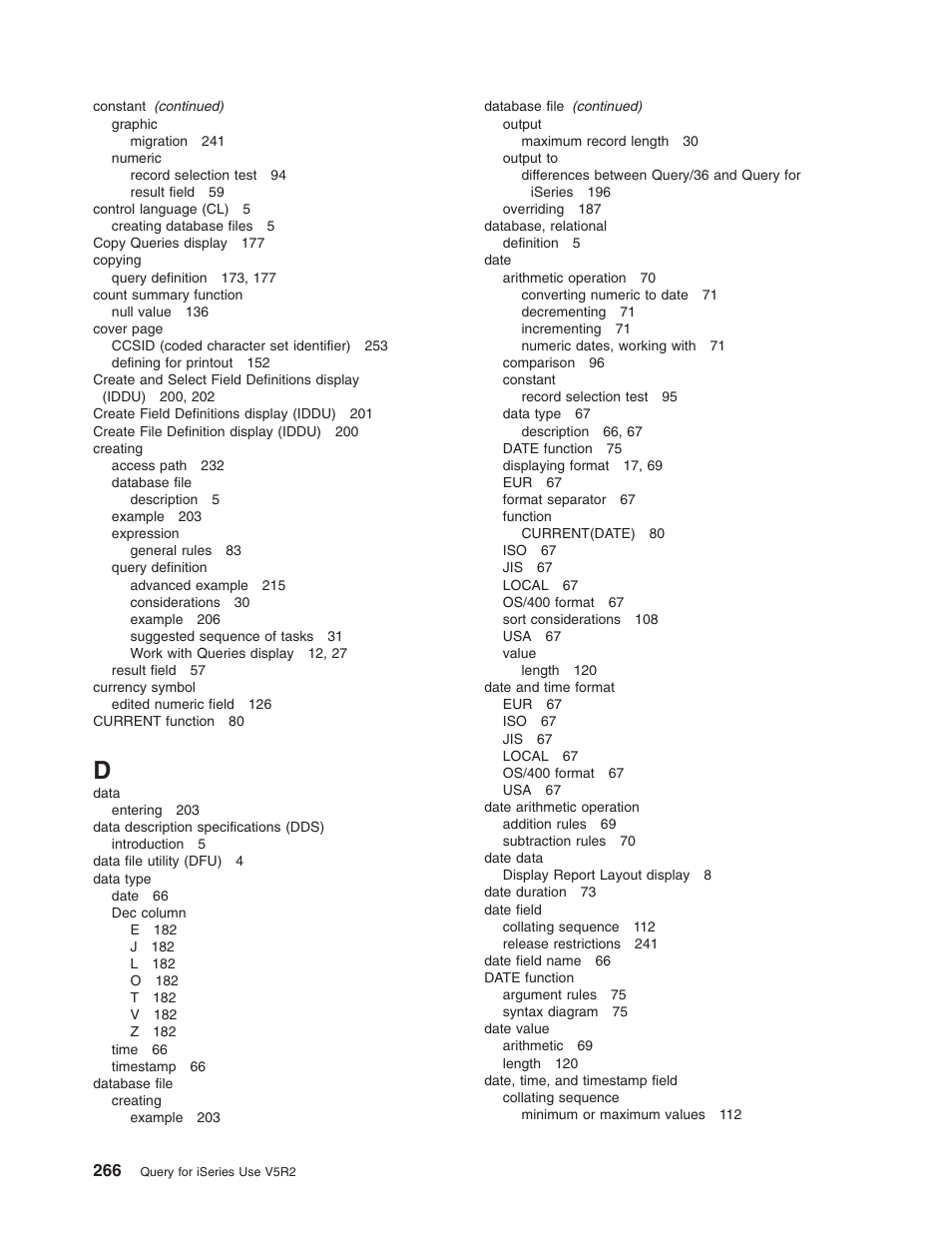 IBM ISERIES SC41-5210-04 User Manual | Page 278 / 294