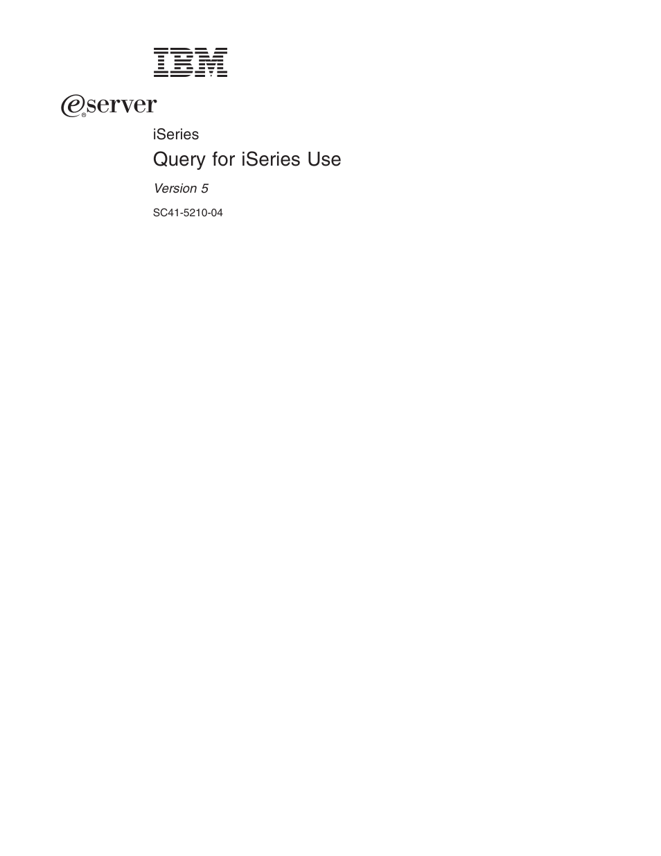 Erserver | IBM ISERIES SC41-5210-04 User Manual | Page 3 / 294