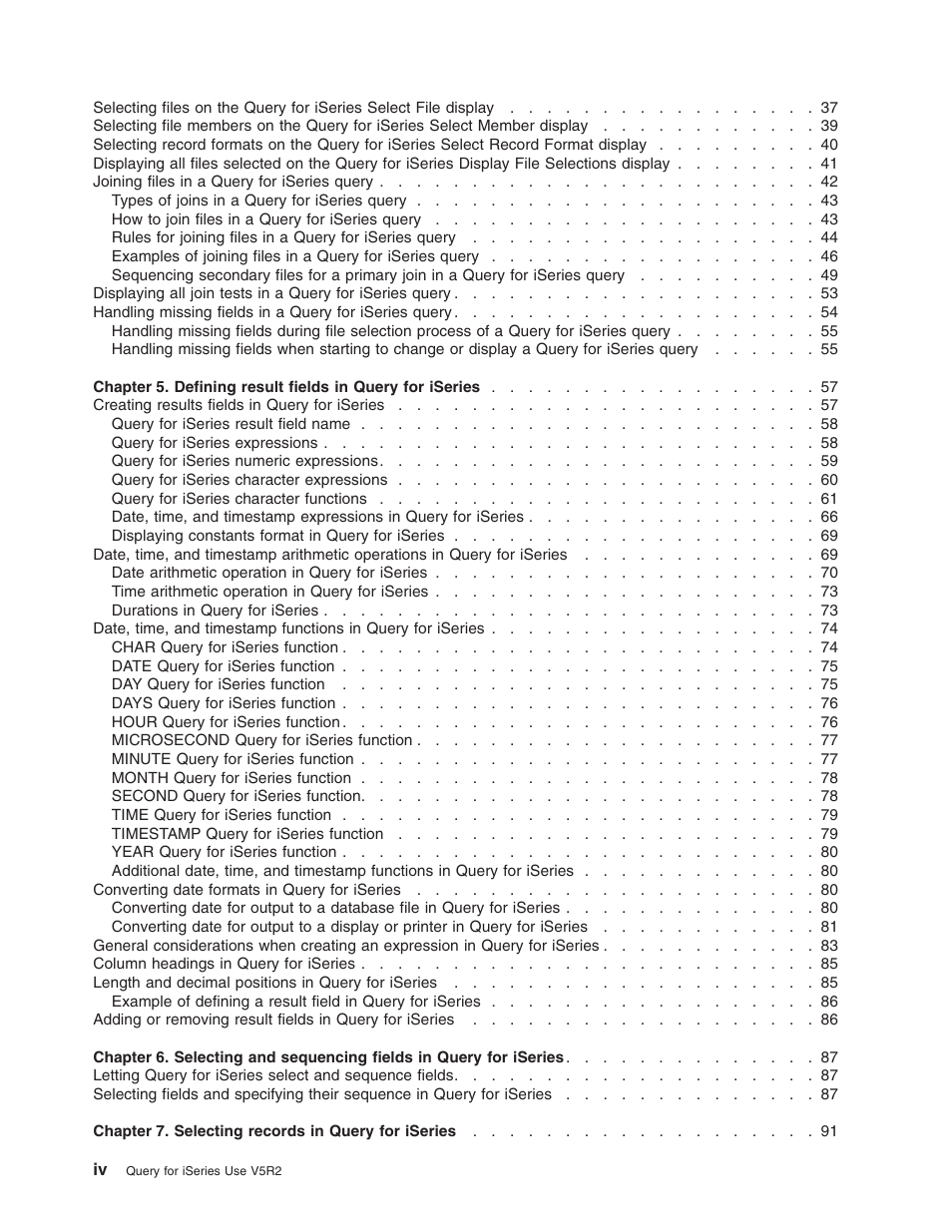 IBM ISERIES SC41-5210-04 User Manual | Page 6 / 294