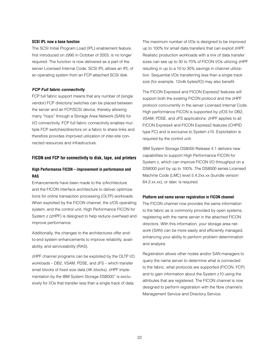IBM Z10 EC User Manual | Page 22 / 67