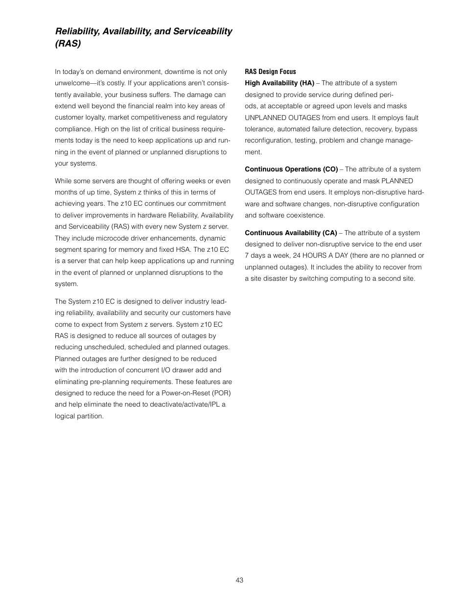 IBM Z10 EC User Manual | Page 43 / 67