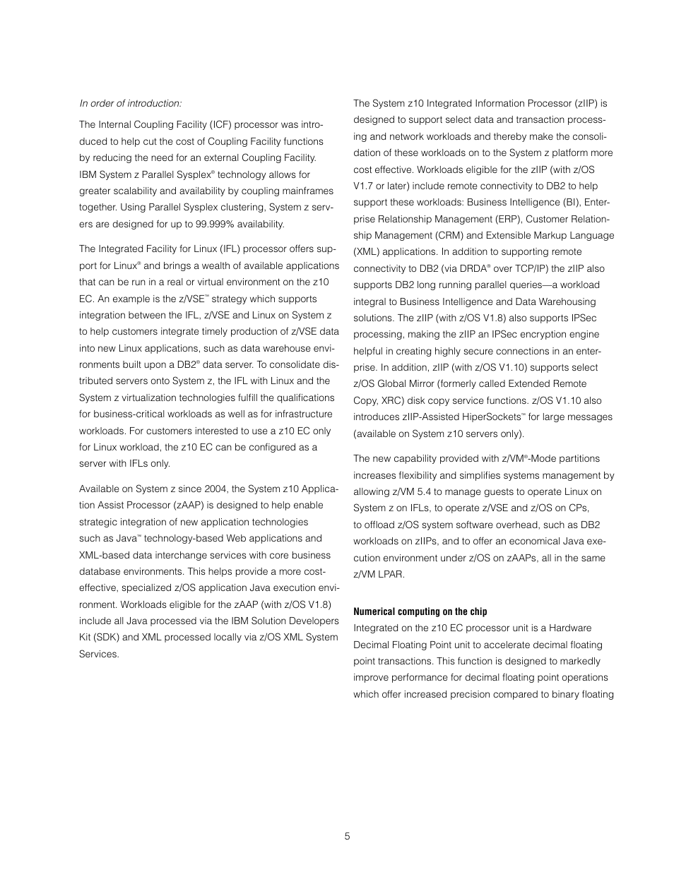 IBM Z10 EC User Manual | Page 5 / 67
