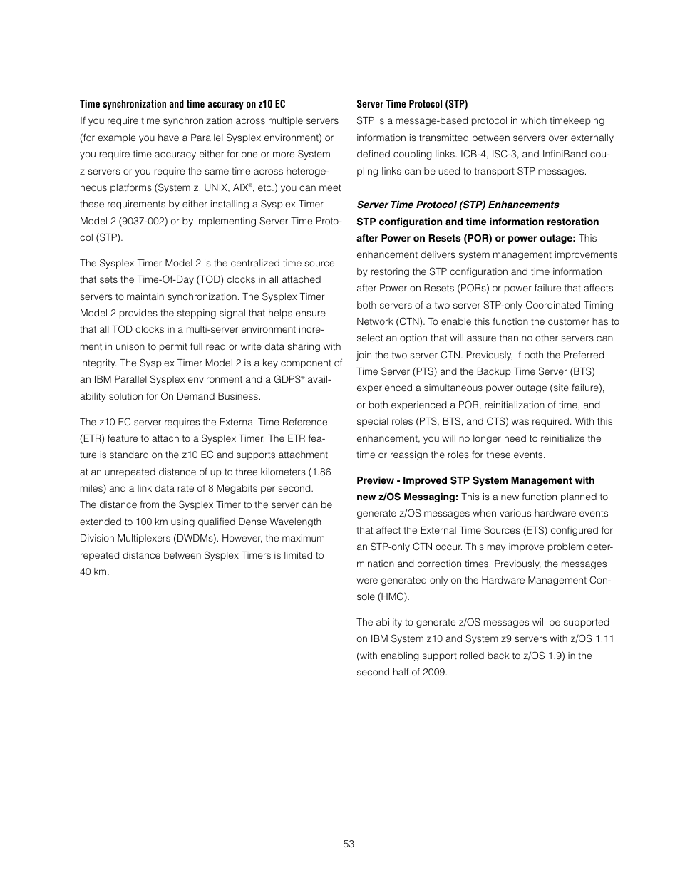 IBM Z10 EC User Manual | Page 53 / 67