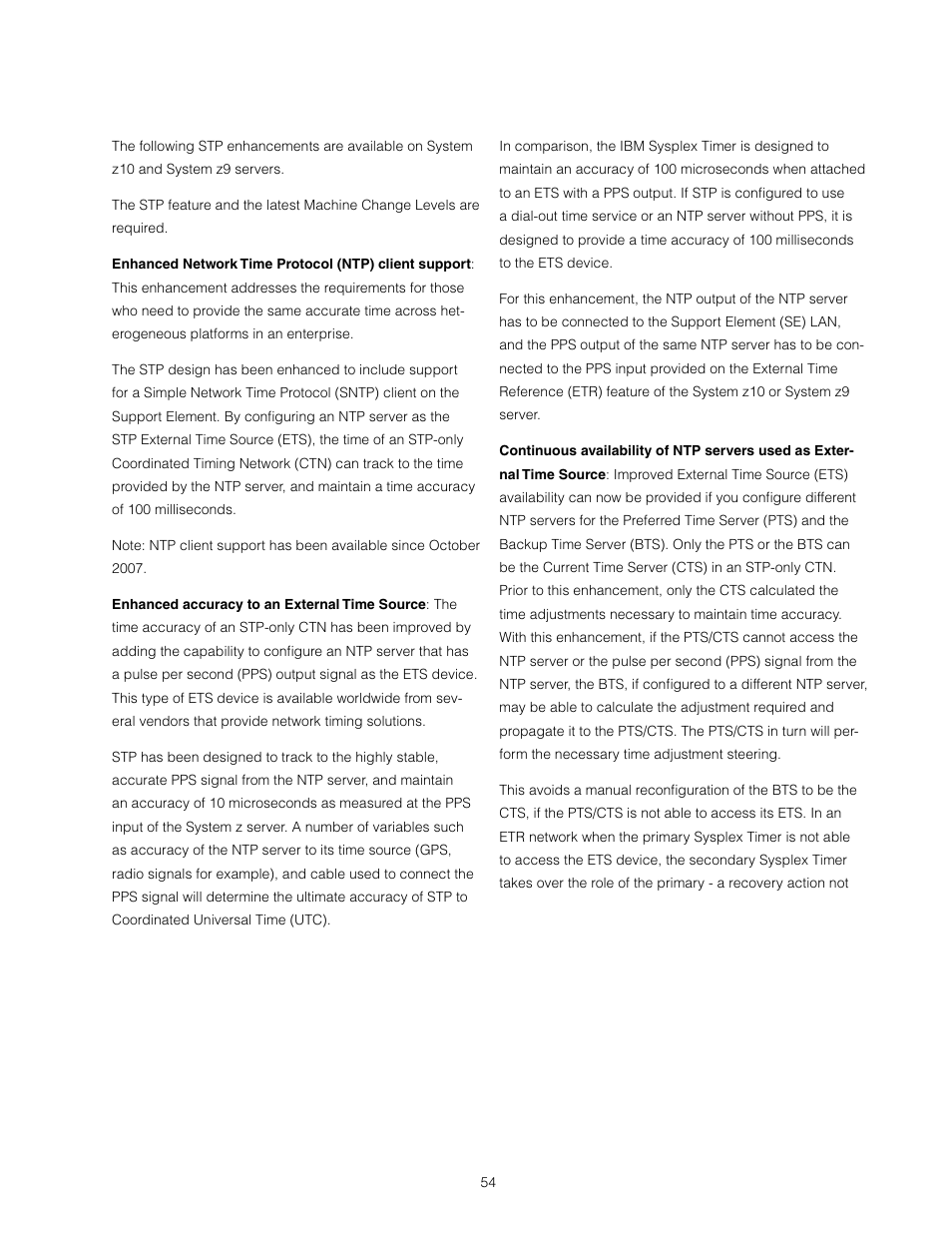 IBM Z10 EC User Manual | Page 54 / 67