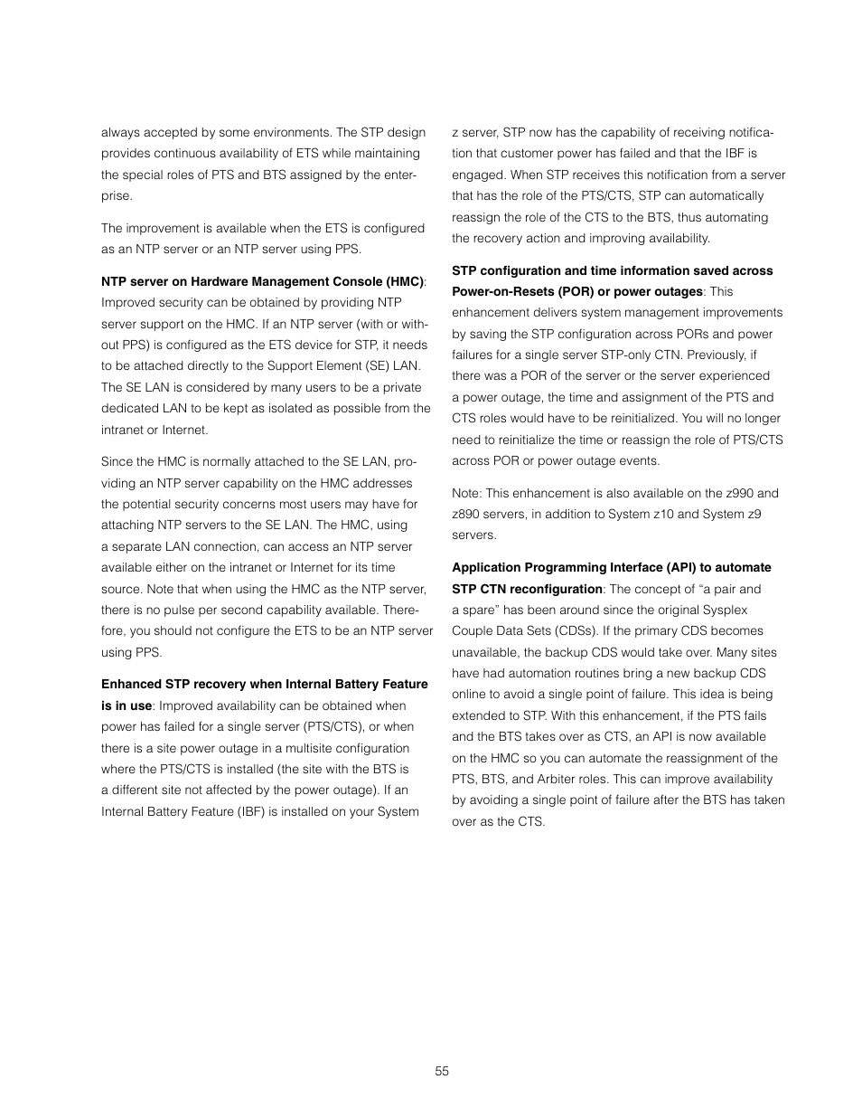 IBM Z10 EC User Manual | Page 55 / 67