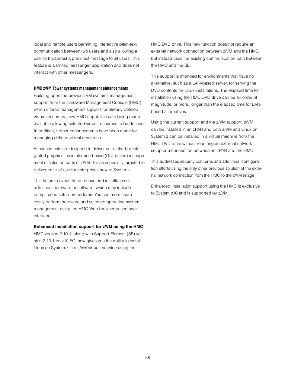 IBM Z10 EC User Manual | Page 58 / 67
