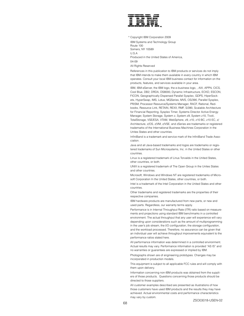 IBM Z10 EC User Manual | Page 67 / 67