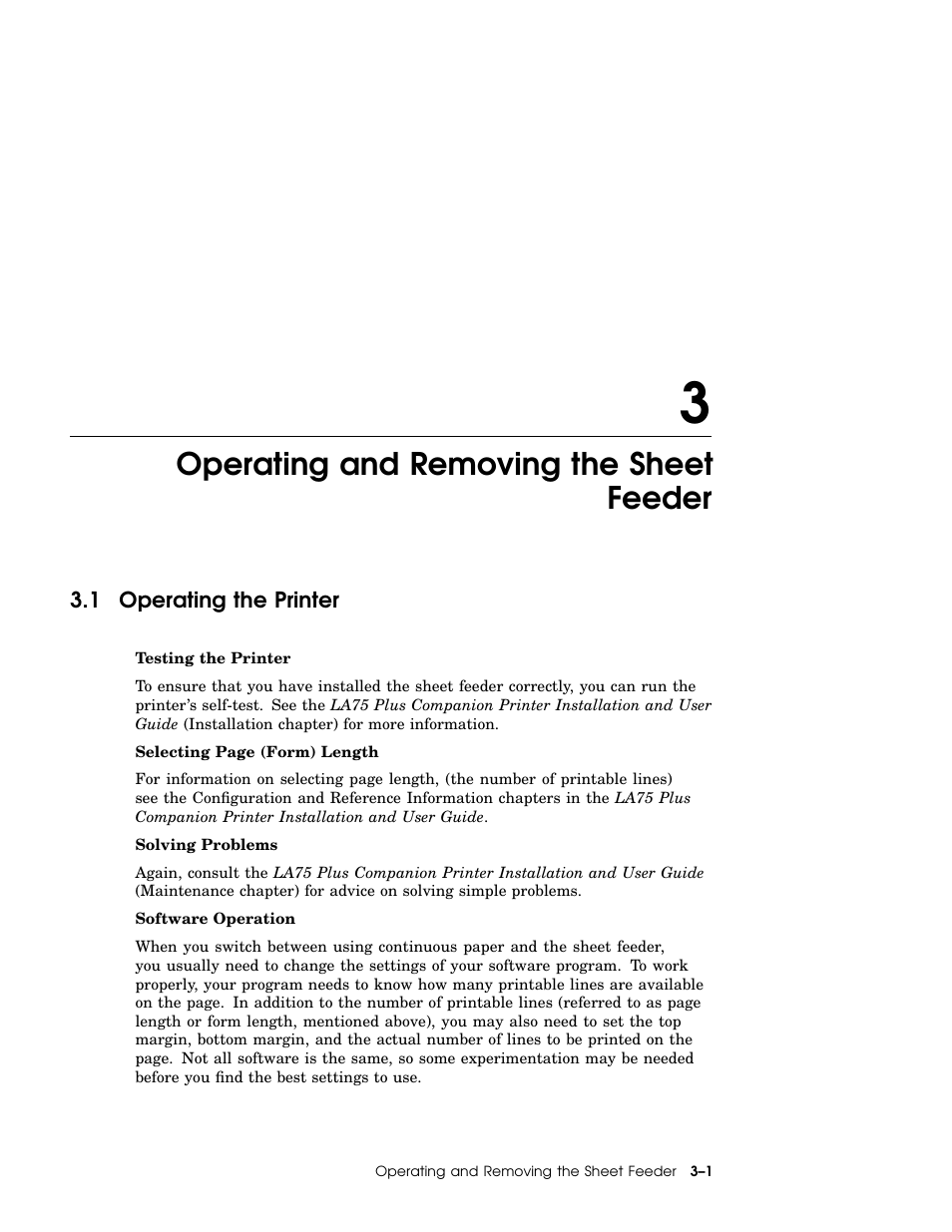 Operating and removing the sheet feeder | IBM LA75P User Manual | Page 21 / 30