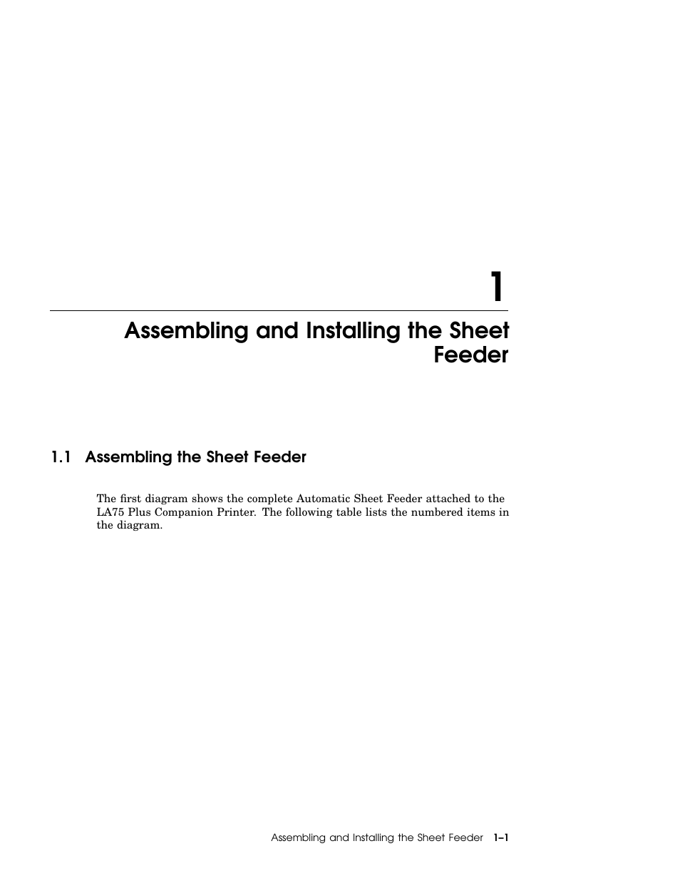 Assembling and installing the sheet feeder | IBM LA75P User Manual | Page 7 / 30