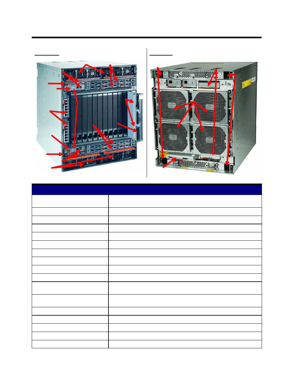 Bladecenter ht chassis images, Bladecenter ht chassis specifications | IBM E User Manual | Page 25 / 40